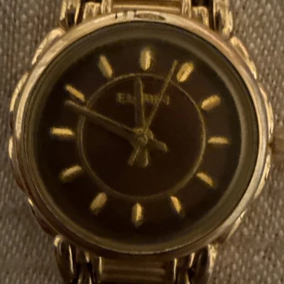 Damas Elgin Tono Dorado Informal Esfera Marrón / EG385 / Funciona muy bien / Batería Nueva Foto 1 de 4