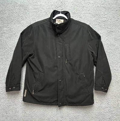 Rainforest WaterResistant Rein Jacket XL Black Full-zip Removable Winter Lining - Image 1 of 4