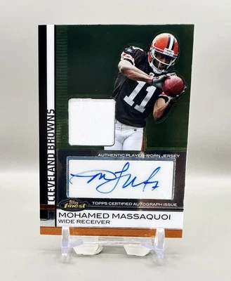 2009 Topps Finest Football Autograph #78 MOHAMED MASSAQUOI  [123/309] - Image 1 of 2