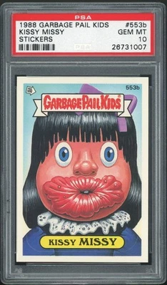 1988 Topps Garbage Pail Kids 14th Series #553b Kissy Missy PSA 10 GEM MINT Os14 - Image 1 of 2