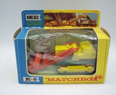 "MATCHBOX" KING SIZE K-8 *CAVADORA ORUGA* COMO NUEVA EN CAJA FALTA DRIVER Foto 1 de 4