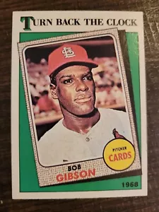 Bob Gibson #664 1988 Topps Baseball Card LP - Foto 1 di 2