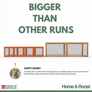 6FT BINKY RABBIT GUINEA PIG PET RUN - LARGEST ON THE MARKET - Picture 1 of 11