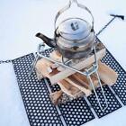 Outdoor Grill Tripod Camping BBQ Campfire Pot Holder Rack Survival Cookware
