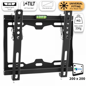 TV Wall Bracket Mount Tilt For 24 28 32 37  Inch Plasma LCD LED Frame Style - Picture 1 of 4