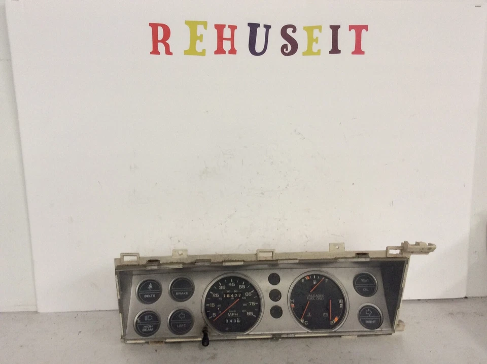 84 85 86 87 88 89 CHRYSLER LEBARON CARAVELLE VELOCÍMETRO CLÚSTER 18k MOPAR OEM Foto 1 de 4