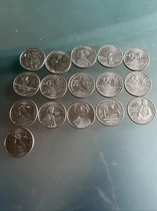 16 ERRORS - All D - QUARTERS IN COD WE TRUST' ERROR RARE Lot! 2022,2023,2024 - Picture 1 of 2