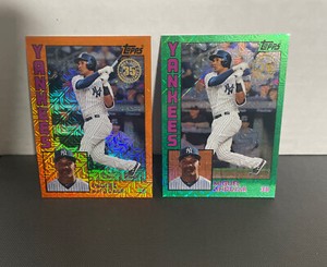 Miguel Andujar 2019 Topps Silver Pack 1984 Chrome Refractor Orange  & Green Lot