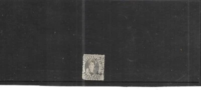 QUEENSLAND 1850. CHALON HEAD.  1/- GREY.  FINE USED. AS PER SCAN. - Image 1 of 3