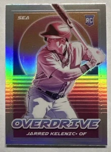 Tarjeta de novato Panini Overdrive Silver Prizm Jarred Kelenic 2021 RC #7 Mariners - Imagen 1 de 3