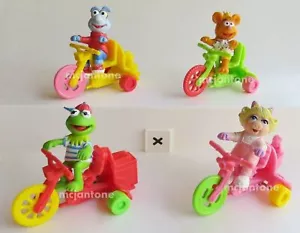 LOSE SET 4 McDonald's 1989 TEST Markt MUPPET KINDER auf FAHRRÄDERN Jim Henson KOMPLETT - Bild 1 von 4