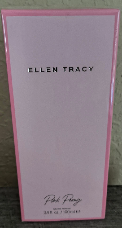 🔥ELLEN TRACY * RARE FIND*  "PINK PEONY" EAU DE PARFUM 100 mL New in Sealed Box - Image 1 of 3