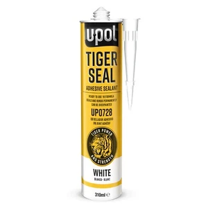 310ml U-Pol Tiger Seal Adhesive Auto Body Panel Sealant and Bonding White UP0728 - Picture 1 of 1