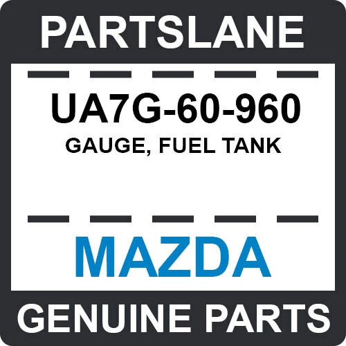 UA7G-60-960 Mazda OEM CALIBRE GENUINO, TANQUE DE COMBUSTIBLE Foto 1 de 1