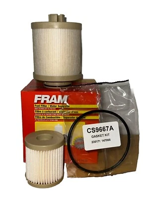 Filtro de combustible FRAM CS9667A Ford Powerstroke diésel 6,0 L 4,5 L Foto 1 de 2