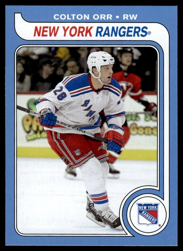 2008-09 O-Pee-Chee 1979-80 Retro Colton Orr New York Rangers #492 - Image 1 of 2