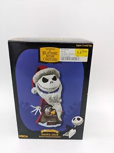 NECA Nightmare Before Christmas SANTA JACK SKELLINGTON Head Knocker - NIB - Picture 1 of 6