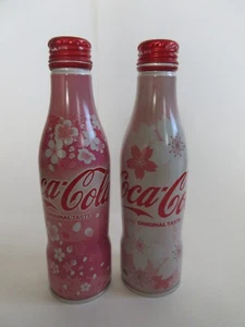Lattina Bottiglia Vuota Coca Cola Edizione Speciale 250ml 2018 PRIMAVERA 2019 SAKURA - Foto 1 di 2