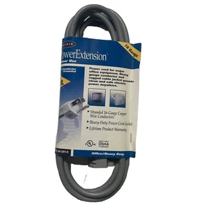 BELKIN 9 ft. Heavy Duty Power Extension Cord Indoor Office-16 Gauge-3 Conductor - Picture 1 of 6