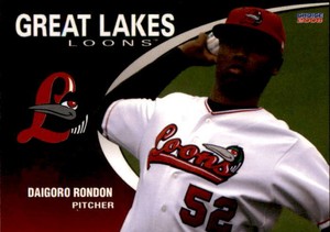 2008 Great Lakes Loons Choice 21 Daigoro Rondon Dominican Republic Baseball Card