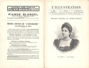 STAR Theatre National Opera Comic Mademoiselle Marcy Photo Benqué 1897 - Picture 1 of 2