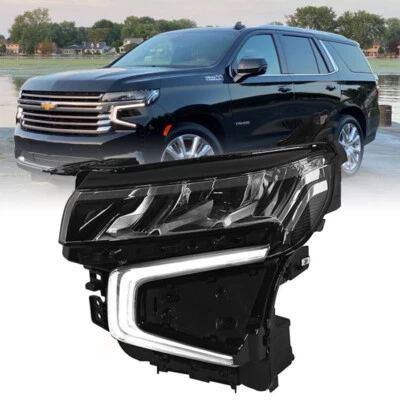 Driver Full LED Headlight For 2021 22 2023 Chevy Tahoe Suburban Factory Headlamp - Image 1 of 4