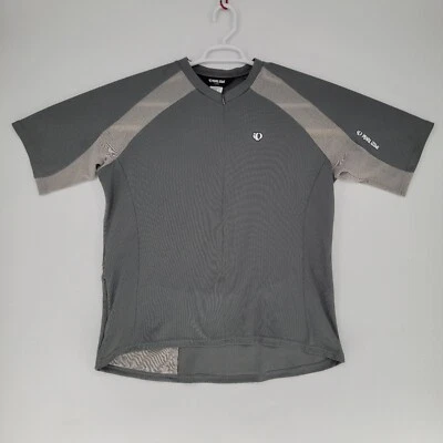 Pearl Izumi Veer Mens Lg Gray Short Sleeve Cycling Jersey  - Image 1 of 4