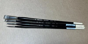 4x Pack Raphael Kevrin Plus Long Handle Short Bright Brushes 8770 Sizes 2 4 8 14 - Picture 1 of 4