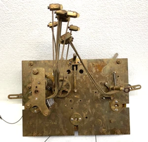 Orologio Nonno Usato Movimento Kieninger Hermele per Ricambi 79 K 116cm - Foto 1 di 7