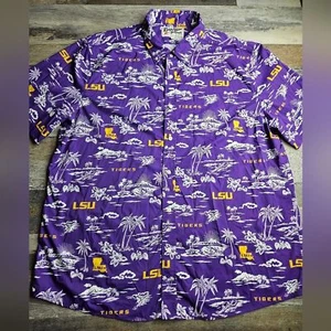 Reyn Spooner University College Button Down Shirt Men's 3XL LSU Louisiana State - Picture 1 of 10
