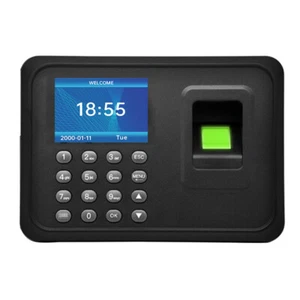 NEU Fingerprint Zeiterfassung Stechuhr Stempeluhr Fingerabdruck Scanner - Bild 1 von 12