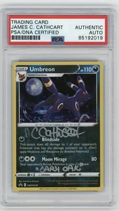 First Ever Signed James C. Cathcart Umbreon Sword & Shield SWSH129 Promo - Picture 1 of 2
