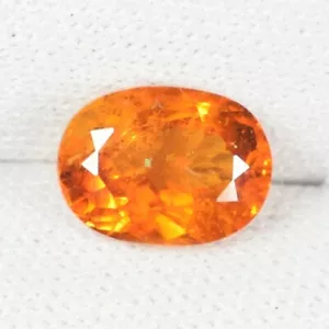 1,56 ct ULTRA RARE BEST ORANGE 100% NATURAL CLINOHUMITE OVAL C Vdo RC - Bild 1 von 2