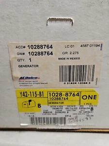 NEW ACDELCO 10288764 Alternator-GENERATOR 12V/ 125amp 99-05 GM - Picture 1 of 17