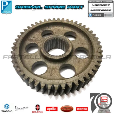 PIAGGIO Ingranaggio Ruota Dentata 49 Denti Mozzo Originale Gilera Typhoon Stalker 430007