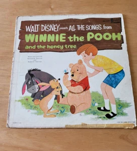 1965 DISNEY Winnie The Pooh And The Honey Tree VINILE LP DQ-1277 LP1 - Foto 1 di 12