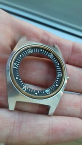 Aquastar WATCH CASE 1713 DIVER 200m SWISS VINTAGE 70's MONTRE OROLOGIO UHR RELOJ - Picture 1 of 12