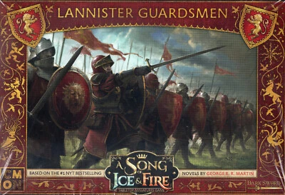 A Song of Ice & Fire: Lannister Guardsmen Unit Box Cool Mini or Not & Dark Sword - Image 1 of 2