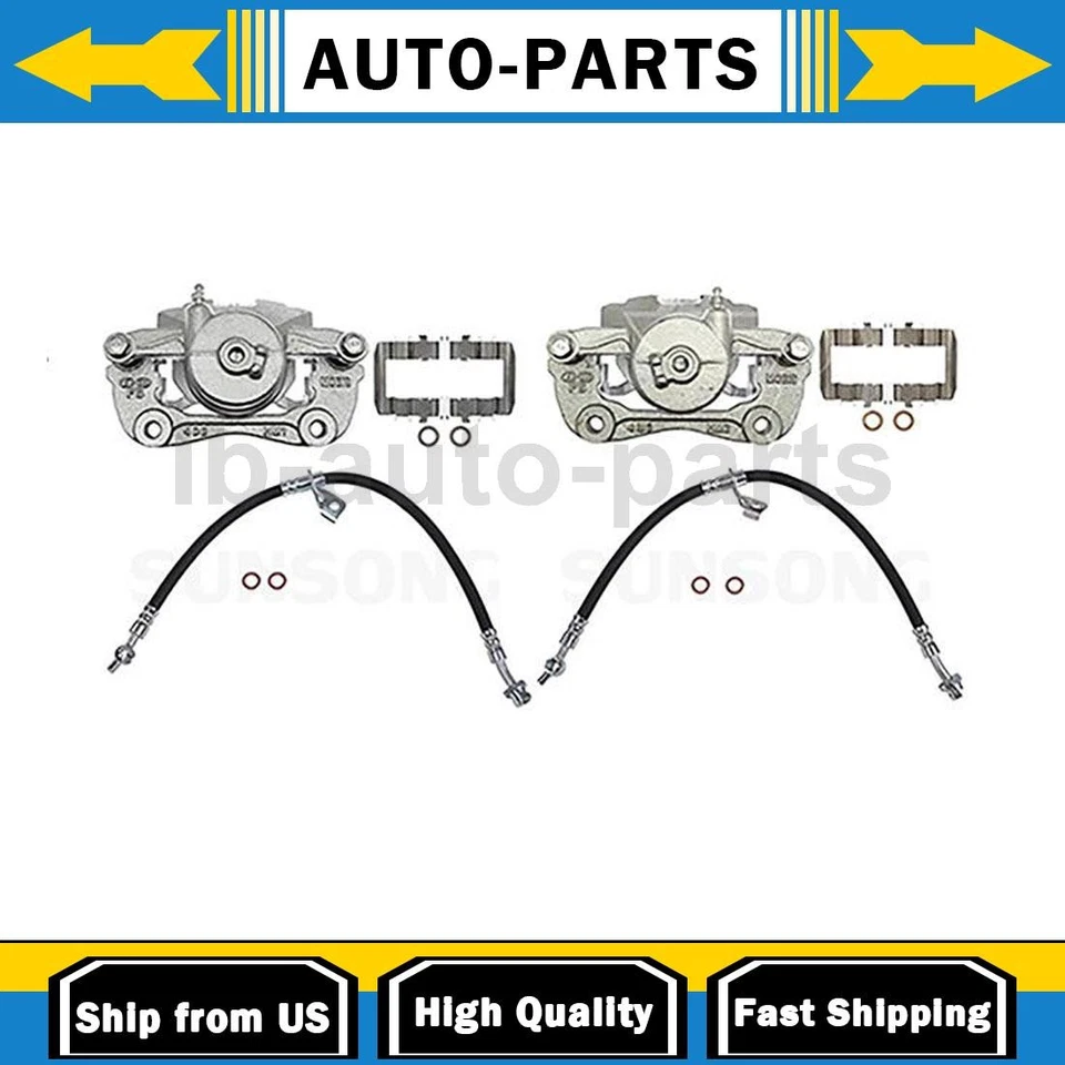 Pinza de freno delantera con mangueras lado conductor pasajero se adapta a Kia Soul 1.6L 2.0L_ Foto 1 de 4