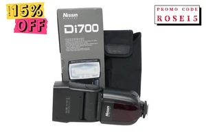 Nissin Di700 Flashgun For Nikon DSLR Camera, TTL , Active Interface Shoe - Picture 1 of 11