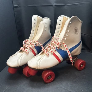 Offizielle Roller Derby Fireball Rollschuhe Größe 6 Urethan Rollen Zehenanschlag - Bild 1 von 20