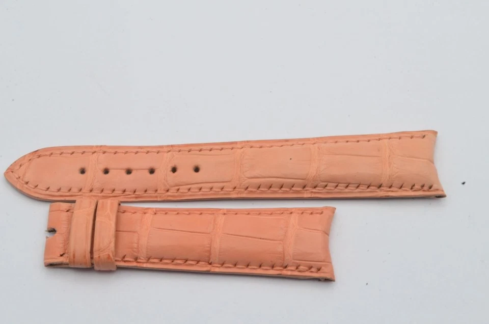 Pulsera de Cuero Chopard Vintage 19MM Cierre de Hebilla 16MM Nueva Rosa Foto 1 de 2