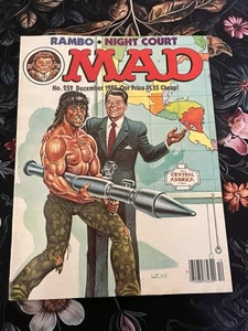 Mad Magazine #259 Dic 1985 Rambo, Night Court, Ronald Reagan - Imagen 1 de 7