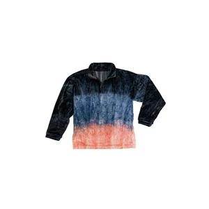 Freshman Girls Quarter Zip Pullover In Blue Pink DST Tie Dye Small MSRP $38 - Picture 1 of 5
