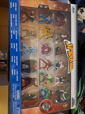Spider Man Nano Metalfigs Series 9 , Diecast 18 Pcs New Sealed Box Gift Toys - Image 1 of 4