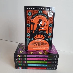 6x Enola Holmes Mystery Series-Nancy Springer Netflix Books 1-6 - Picture 1 of 21
