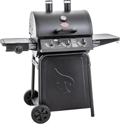 Parrilla de gas propano Char-Griller® Grillin' Pro de 3 quemadores en negro con 40.800 BTU,  Foto 1 de 4