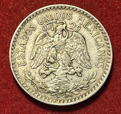 Mexico 50 Centavos 1937 Silver Coin KM#447 T8852 - Image 1 of 2