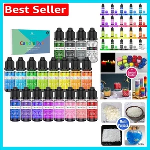 Concentrated Candle Color Pigment Set – 20 Stunning Hues for Crafting Elegance - Picture 1 of 10