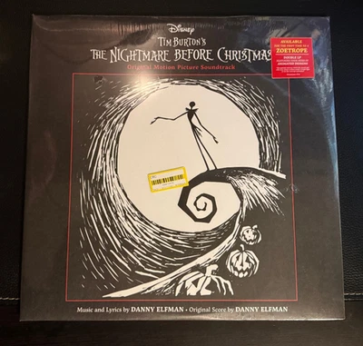 The Nightmare Before Christmas Soundtrack Zoetrope 2 LP Vinyl Record Album NEW - Image 1 of 2